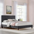 thumbnail image 1 of Roxanne Performance Velvet Queen Platform Bed-MOD-6286, 1 of 5