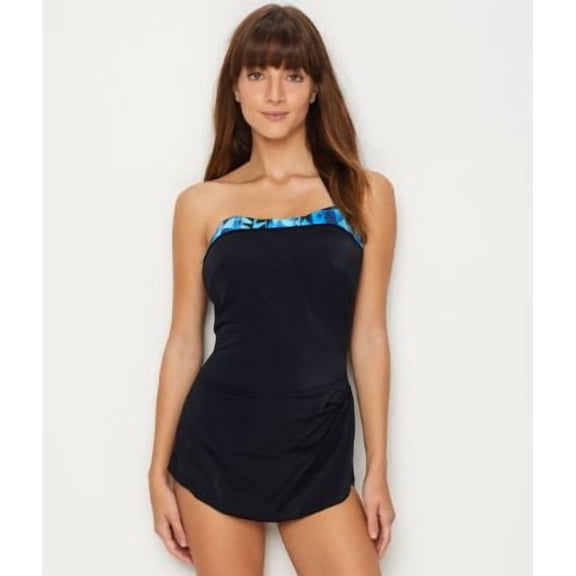 Roxanne Sand Geo Bandeau One-Piece