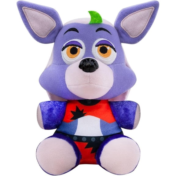 Roxanne Wolf 6 Inch Plush Doll, Five Nights at Freddy's Security Breach Multicolor Soft Fluffy Stuffed Figure, Birthday Holiday Gift for FNAF Game Fans Children