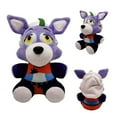 thumbnail image 1 of Roxanne Wolf Plush - 8" FNAF Security Breach Plush Stuffed Animal Doll Purple Wolf Toy for Boy Girl, 1 of 5