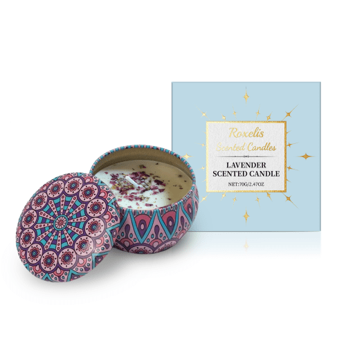 Roxelis Lavender scented wax candle