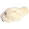 thumbnail image 1 of Roxoni Fuzzy House Slippers for Women Comfortable Furry Spa Thongs Cozy Slip On Flip Flops Soft Insole & Rubber Outsole, 1 of 5
