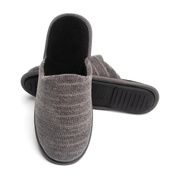 Roxoni Men's Soft Slipon Comfortable Memory Foam Indoor House Slipper