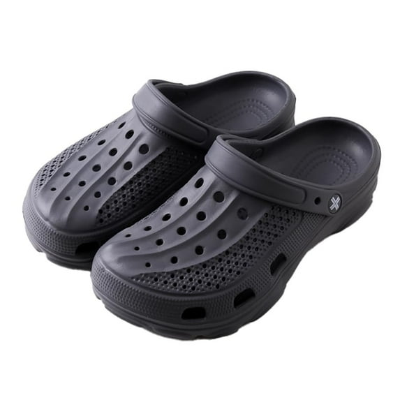 Roxoni Mens Classic Slip On Clogs Sports Lightweight Slipper Stylish and Comfortable Footwear Grey