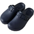 thumbnail image 1 of Roxoni Women's Clogs with Adjustable Buckle, Antislip Sole, Mules & Slippers Navy, 1 of 2
