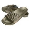 thumbnail image 1 of Roxoni Women's Flat Slide Sandals with Pearl Detail Strap, Indoor/Outdoor -sizes 6 to 11 -style #3102, 1 of 7
