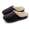 thumbnail image 1 of Roxoni Women's Knitted Fleece Lined Winter Slippers, Rubber Sole -sizes 6 to 11 -style #2111, 1 of 3