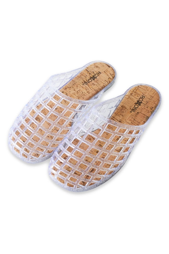 Women’s Jelly Clog Sandals Breathable Mesh Slip On Lightweight Casual Summer Garden Beach Shoes