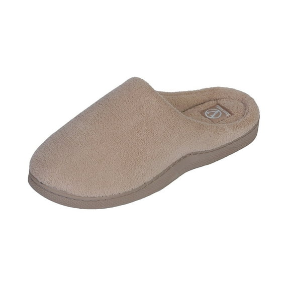 Roxoni Women's Terry Clog House Slippers Available In Magnificent Colors (Small, Tan)