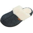 thumbnail image 1 of Roxoni Women's Winter House Fuzzy Fluffy Furry Cozy Clog Slipper, 1 of 4