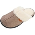thumbnail image 1 of Roxoni Women's Winter House Fuzzy Fluffy Furry Cozy Clog Slipper, 1 of 4