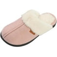 thumbnail image 1 of Roxoni Women's Winter House Fuzzy Fluffy Furry Cozy Clog Slipper, 1 of 5