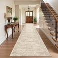 thumbnail image 1 of Roxstand 2'x10' Washable Runner Rug, Vintage Distressed Hallway Entrance Kitchen Rugs, Non Slip Stain Resistant Farmhouse Rug, Beige, 1 of 8