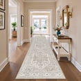 thumbnail image 1 of Roxstand 2'x10' Washable Runner Rug for Hallway Entrance Bedroom Entryway, Vintage Non Slip Stain Resistant Kitchen Rugs, Beige, 1 of 10