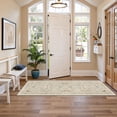 thumbnail image 1 of Roxstand 2'x6' Washable Runner Rug for Hallway Entrance Bedroom Entryway, Vintage Non Slip Stain Resistant Kitchen Rugs, Beige, 1 of 10