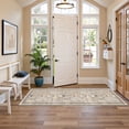 thumbnail image 1 of Roxstand 2'x6' Washable Runner Rug for Hallway Entrance Bedroom Entryway, Vintage Non Slip Stain Resistant Kitchen Rugs, Brown, 1 of 10