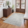 thumbnail image 1 of Roxstand Washable 3x5 Washable Rug, Lightweight Striped Non Slip Area Rug, Stain Resistant Entryway Small Rugs(3'x5', Grey), 1 of 11