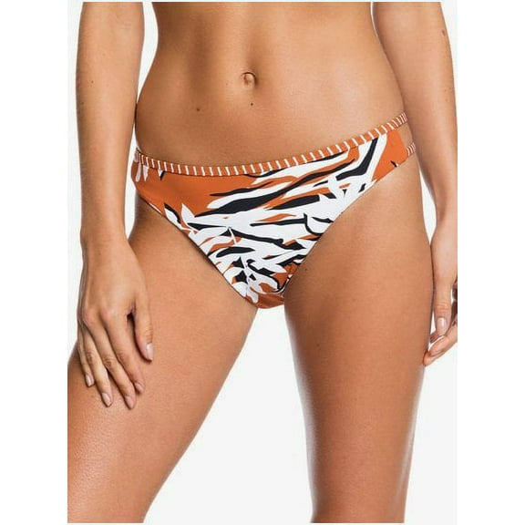 Roxy AUBURN SAVANA Honey Classic Reversible Full Bikini Swim Bottom, US Large