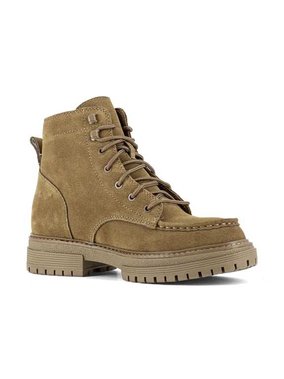 Women's Work It Safety Composite Toe Work Boot Sand Suede - RX90502