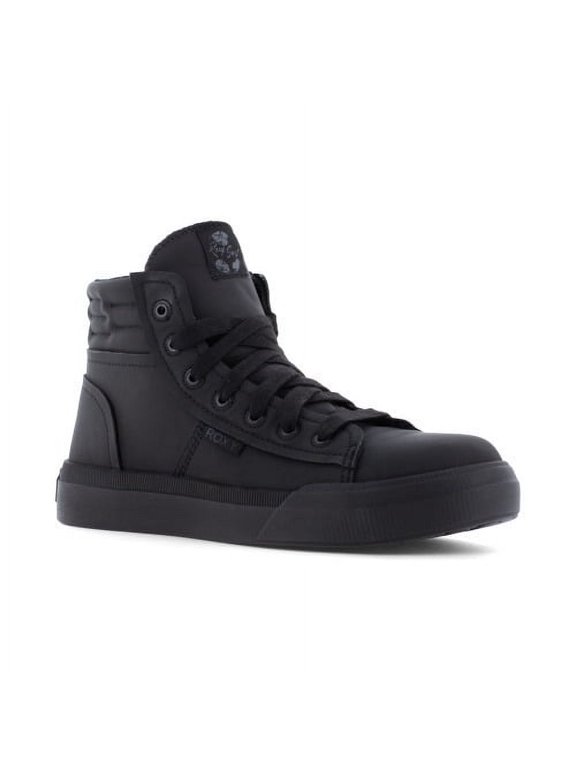 Womens Rae Work High Top Composite Toe EH Work Shoe Black- RX90203 BLACK