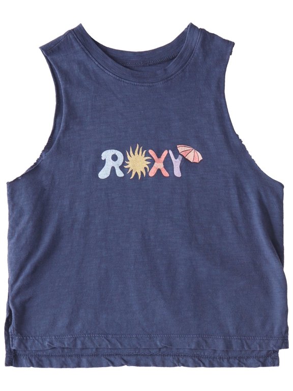 Big Girls Beach Logo Tank Top X-Large Navy blue
