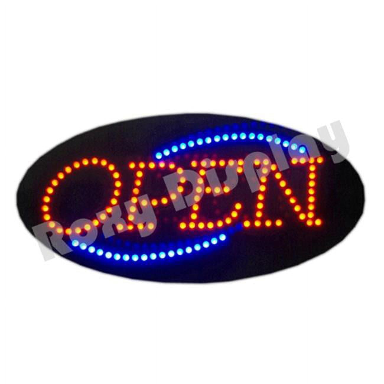 Roxy Display ACOP122 9.5 x 19 in. Open LED Sign