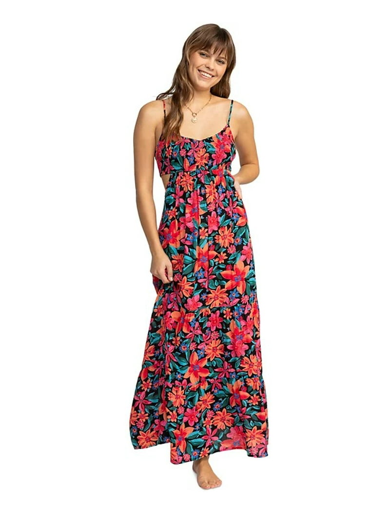 Roxy FLORAL FIESTA Women's Juniors' Hot Tropics Cutout Maxi Dress, US Small - Walmart.com Roxy FLORAL FIESTA Women's Juniors' Hot Tropics Cutout Maxi Dress, US Small - Walmart.com
