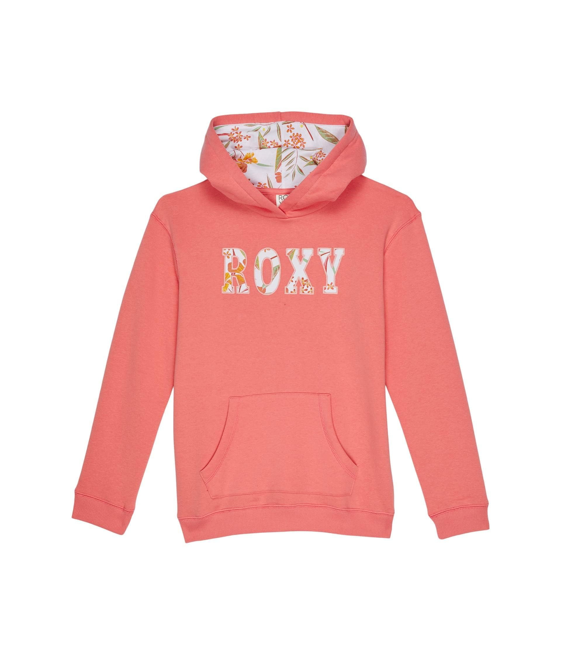 Roxy Girl's Hope You Believe Hoodie - Floral Graphic Sweatshirt For Kids - 80% Cotton 20% Polyester Pullover 2 thumbnail image