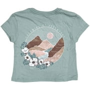 ROXY Girls Kids Youth 4-12 Moutain of Adventure Graphic Tee T-Shirt in Ocean (4, Ocean)