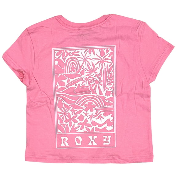 Roxy Girls Kids Youth 5-16 Joyful Journey Graphic Tee T-Shirt in Pink (16, Pink)