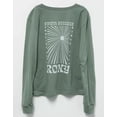 thumbnail image 1 of Roxy Girls Kids Youth Swell Seekers Graphic Print Long Sleeve Tee T-Shirt (4, Sage), 1 of 4