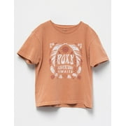 Roxy Girls Youth Adventure Tribe Oversized Tee T-Shirt 10/M, Toasted Nut