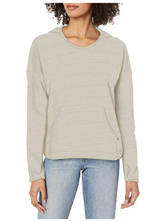 Junior's Romantic Sunset Hooded Poncho, Metro Heather, Small