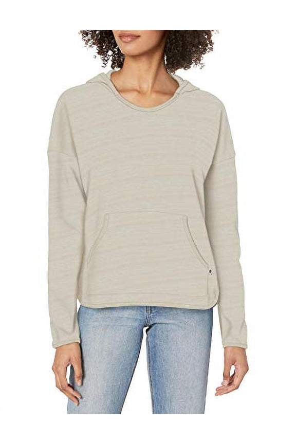 Junior's Romantic Sunset Hooded Poncho, Metro Heather, Small