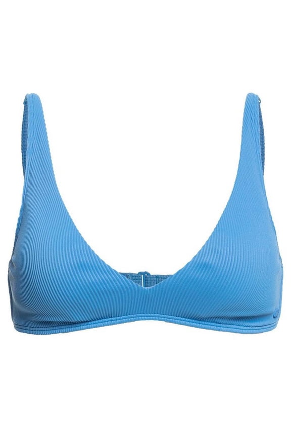 Love The Surfeuse Athletic Triangle Swim Top, Blue, Size Large