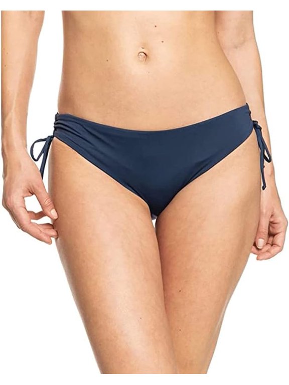 Women's Blue Solid Hipster Swim Bottoms XS NWT