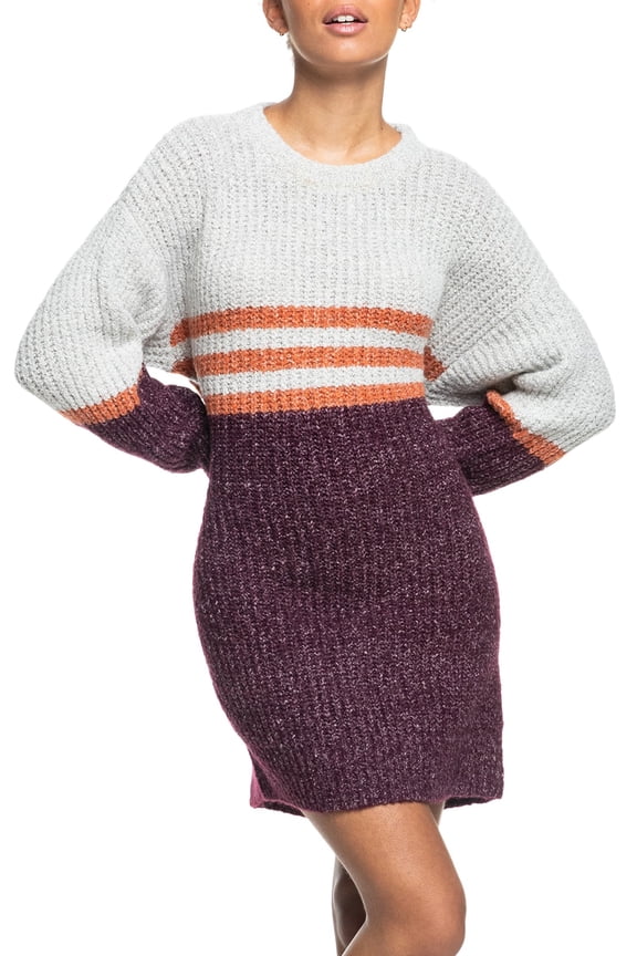 Milky Cloud Dress Colorbloc Fig S