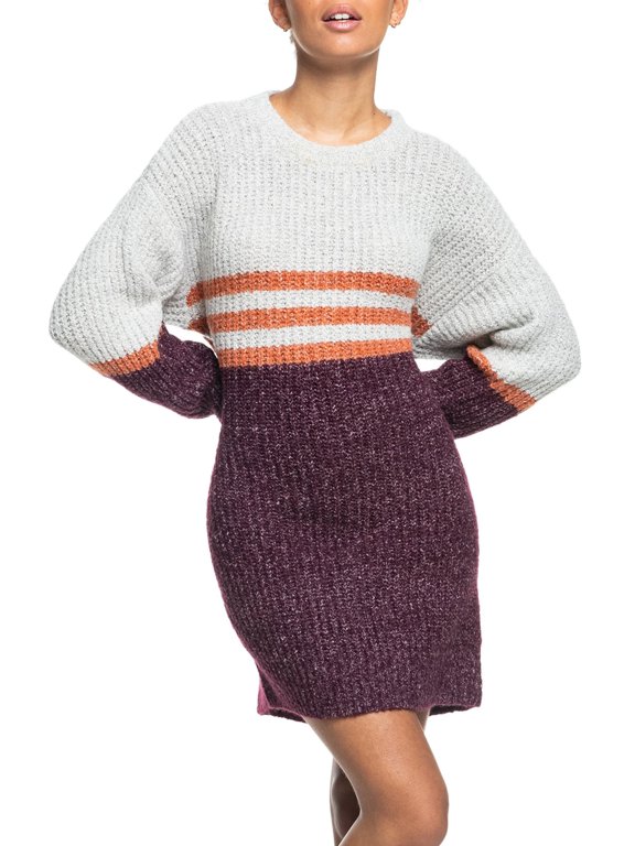Milky Cloud Dress Colorbloc Fig S