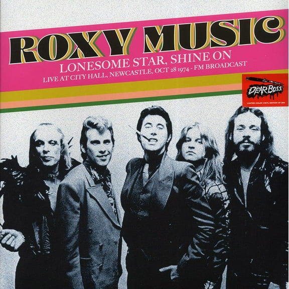 Roxy Music Lonesome Star, Shine On (Live At City Hall, Newcastle, Oct 28 1974 - FM Broadcast) LP green / blue