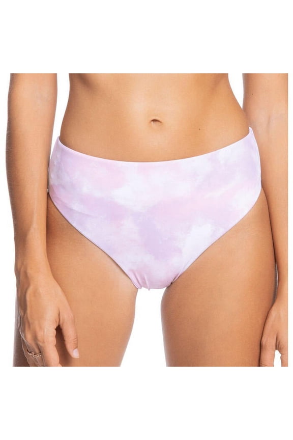 Women's Standard Sea Waves Reversible Full Bikini Bottoms, Orchid Petal Fly Times S, XS