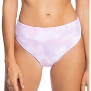 Roxy Womens Standard Sea Waves Reversible Full Bikini Bottoms, Orchid Petal Fly Times S, XS