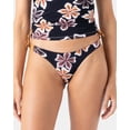 thumbnail image 1 of Roxy Playa Hermosa Reversible Hipster Cheeky - Size L - Color: Brown/Black Combo, 1 of 7