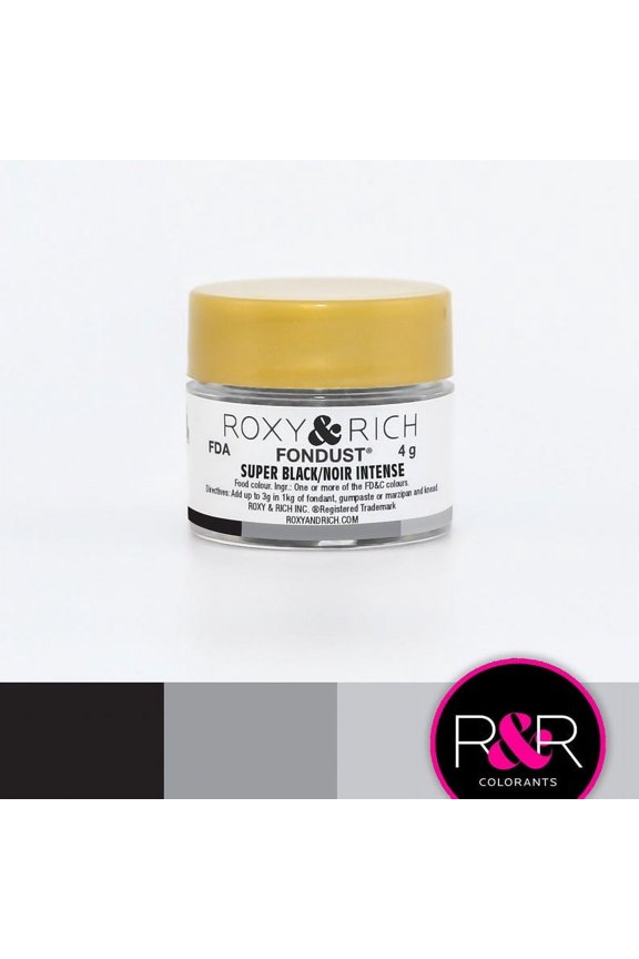 Fondust Super Black Food Color