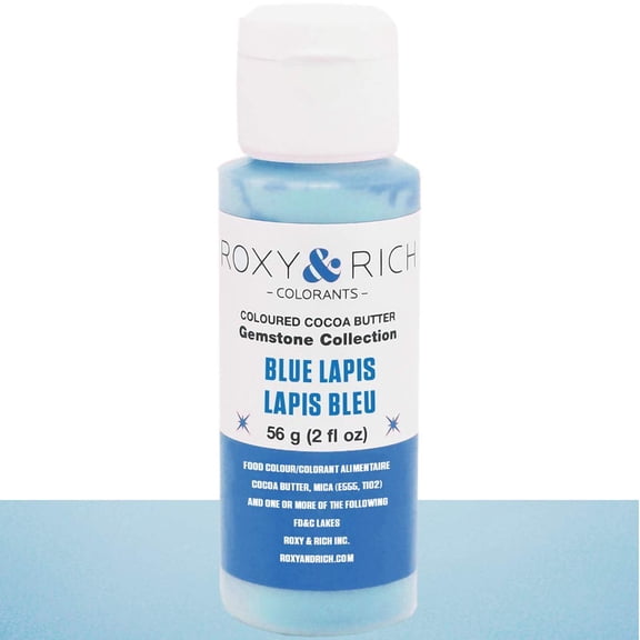 Roxy & Rich Gemstone Collection Cocoa Butter, 56 Grams Blue Lapis