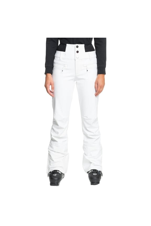 Rising High Snow Pants White, Size Large, 10K Waterproof, Insulated