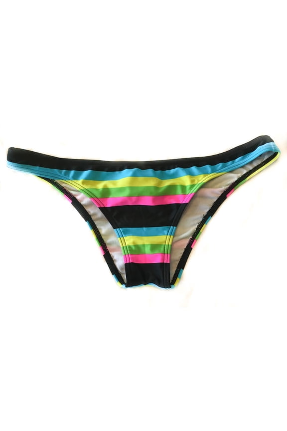 Roxy Sassy N Low Striped Hipster Womens Swimsuit Bottom