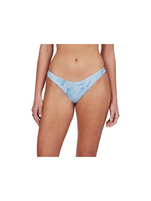 Sea & Waves Reversible Printed Reg Bottoms Adriatic Blue Tie-Dye Stripe MD