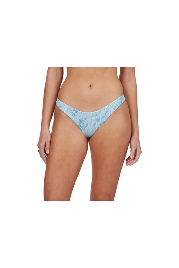 Sea & Waves Reversible Printed Reg Bottoms Adriatic Blue Tie-Dye Stripe MD