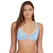 Roxy Sea & Waves Reversible Printed Tri Adriatic Blue Tie-Dye Stripe LG