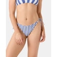 thumbnail image 1 of Roxy Stripe Out Reversible Tie Side Cheeky - Size Xl - Color: Bijou Blue, 1 of 6